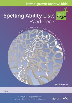 SR Spelling Ability Lists Workbook