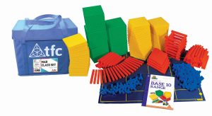 M90019 Base Ten Class Set - GYRB Plastic