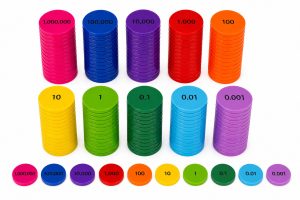 Place Value Discs – 10 Values (Pack of 250)